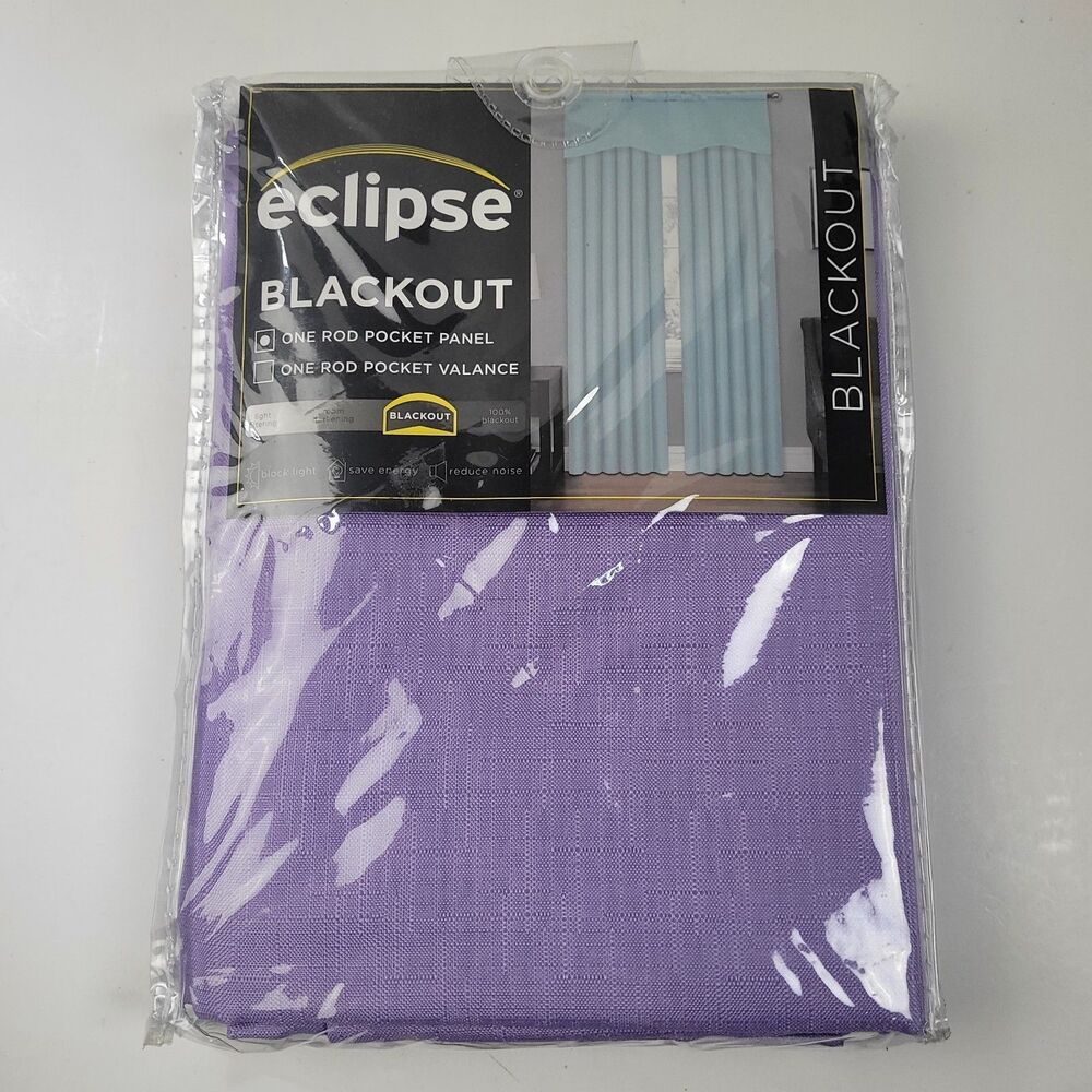 NEW Eclipse Thermaweave darkening curtain panel 'Super Star Mint' 42X84 #CT4